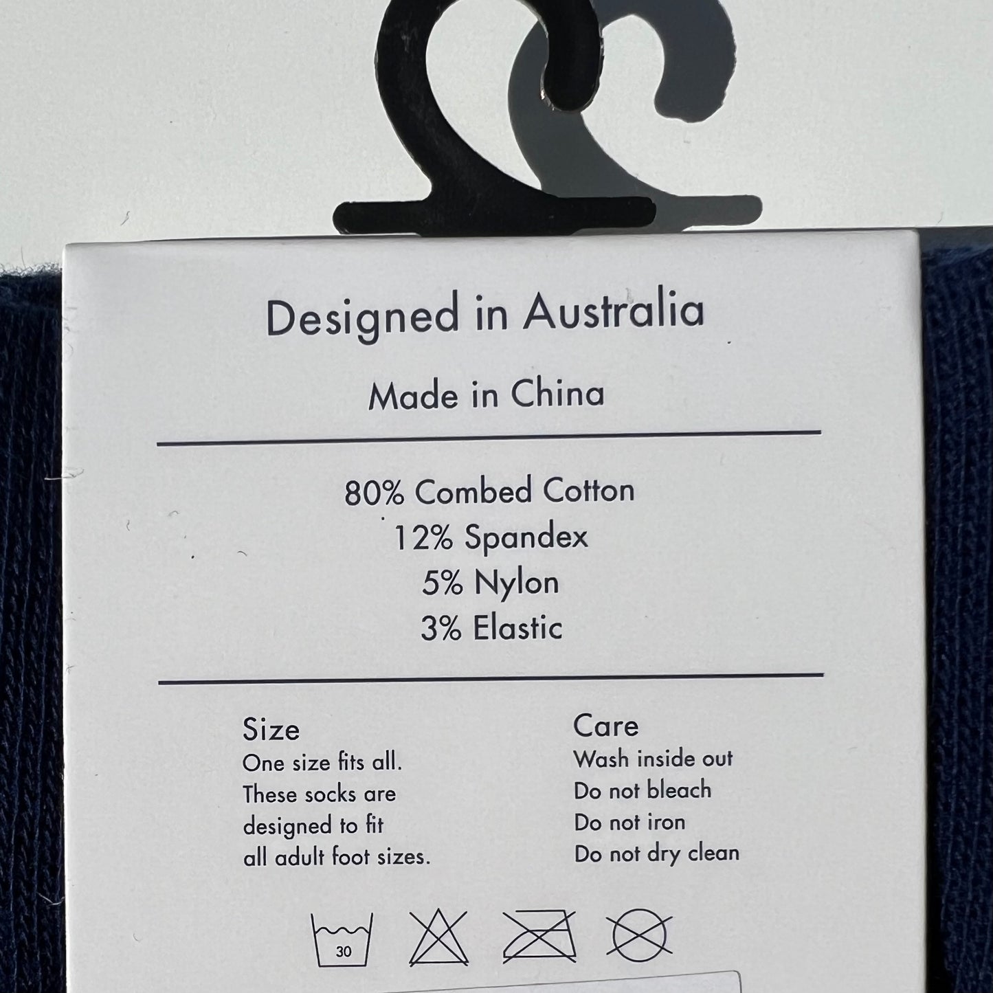ORTC Navy Golf Club Socks - One Pair