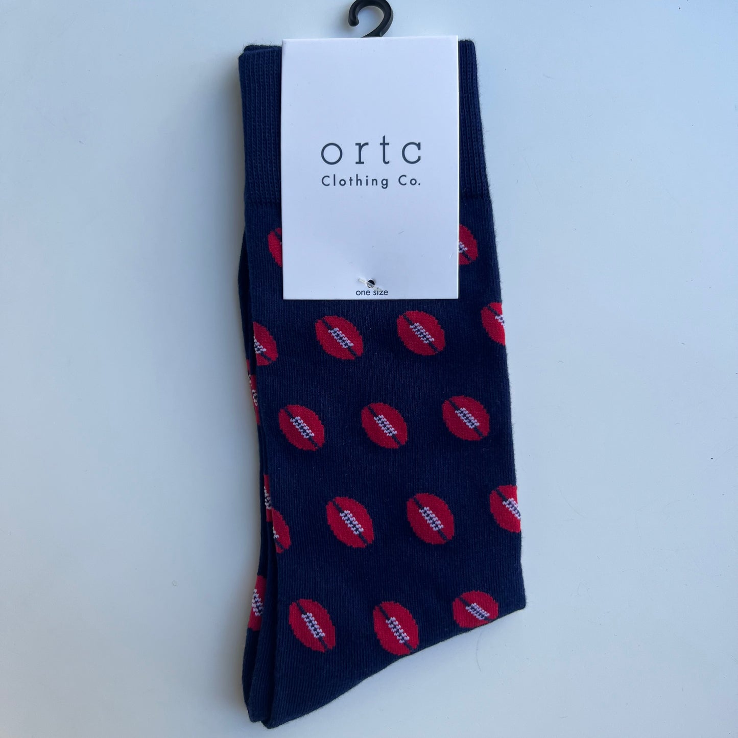 ORTC Navy Football Socks - One Pair