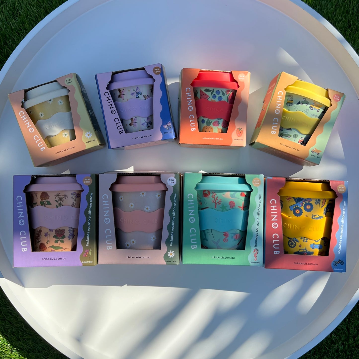 Butterfly Baby Chino Cup 4oz - Including Straw